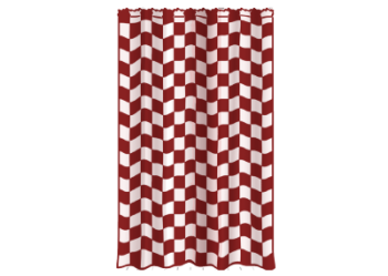 Perch red-white curtains(68) skp