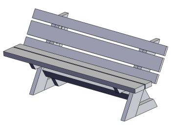 Picnic Chair solidworks