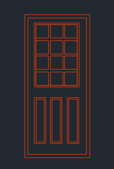 Türhöhe DWG-Format