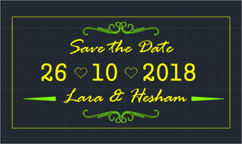 Save the date board dwg format