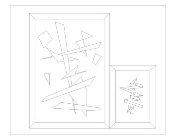 Picture Frames for Office Interior Walls .dwg_17