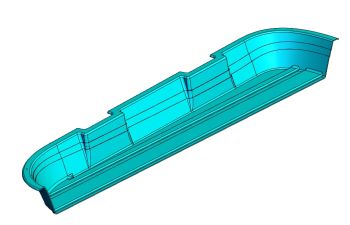 Plastic Sled solidworks model