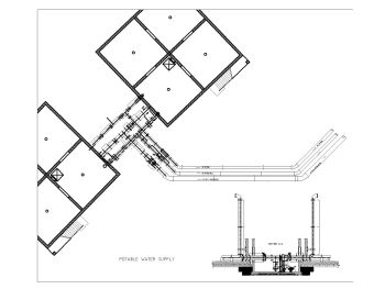 Portable Water Supply Design .dwg