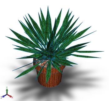 Potted Palm solidworks