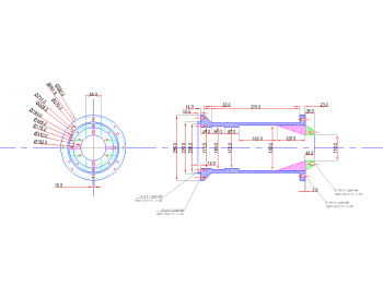 Pressure Screen Rotor Body .dwg drawing
