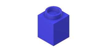 LEGO Prt 1x1 Blue O.ipt
