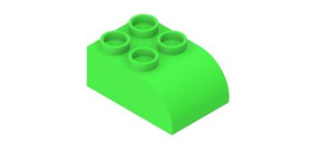 LEGO Prt 2x4U Green O.ipt
