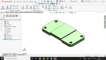 Pulley_base.sldprt Modello CAD 3D