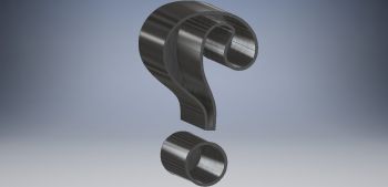 Question mark cake mould