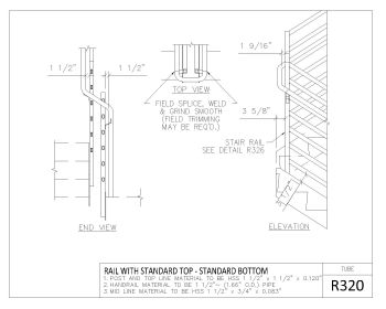 R-300 Series Tube Rail Sectional Details .dwg-3