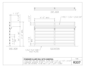R-300 Series Tube Rail Sectional Details .dwg-7