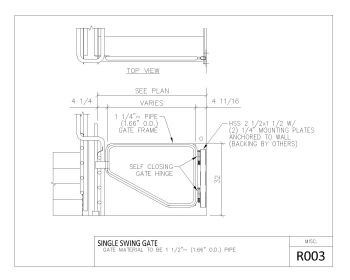R-400 Series Picket Rail Sectional Details .dwg-10
