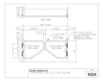 R-400 Series Picket Rail Sectional Details .dwg-11