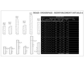 ROAD- UNDERPASS - REINFORCEMENT DETAILS-6