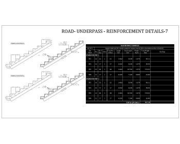 ROAD- UNDERPASS - REINFORCEMENT DETAILS-7