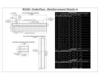 ROAD- Under Pass - Reinforcement Details-4