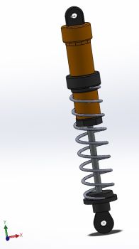 Radio Controlled Car Shock Assembly solidworks Model