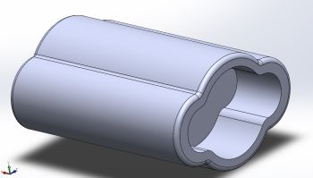 Rear Axle Ends solidworks model
