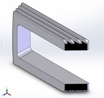 Rear Deflector Solidworks model