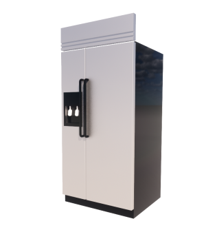Холодильник встраиваемый Side By Side нержавеющая модель Revit
