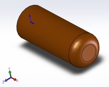 Release Button Solidworks model