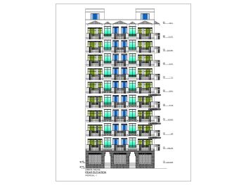 Residence Building 2D Elevation .dwg_2