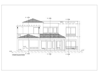 Residence Building 2D Elevation .dwg_42