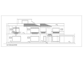 Residence Building 2D Elevation .dwg_58