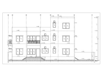 Residential Building Section Plans (Multistoried Building) International Standard .dwg-10