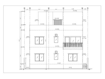 Residential Building Section Plans (Multistoried Building) International Standard .dwg-9
