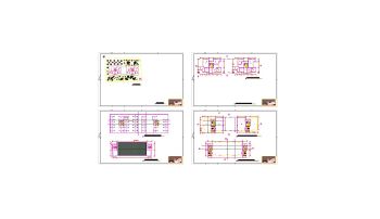 Residential Plan Coloum Layout dwg.