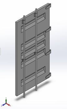 Right-side door Solidworks model