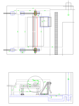 Roll Stand Layout .dwg drawing