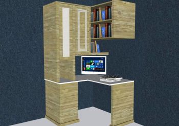 Corner working table design