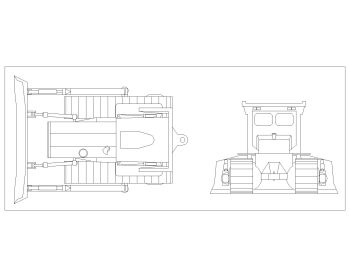 Russian Crawler Tractors & Bulldozers Drawings .dwg_8