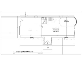 Single Family House Design Execting Basement Plan OP_2 .dwg