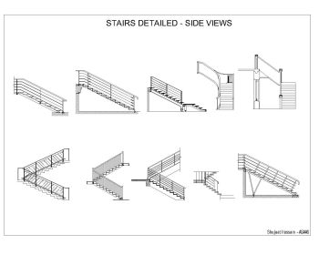 STAIRS DETAILED - SIDE VIEWS