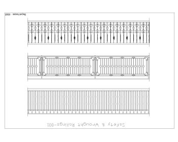 Safety & Wrought Railings .dwg-1