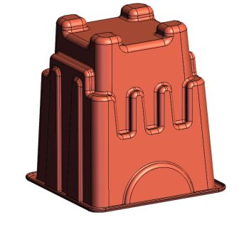 Sandcastle Bucket solidworks model