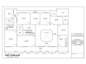 School Building Design Type-2 First Floor Plan .dwg_2