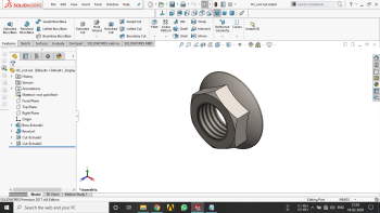 HC_rod nut.sldprt 3D CAD Model