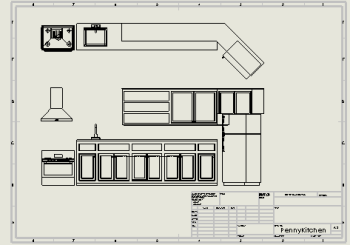 Kitchen dwg drawing
