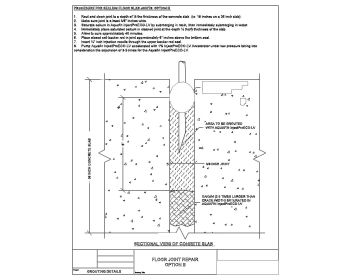 Sectional View of Concrete Slab .dwg