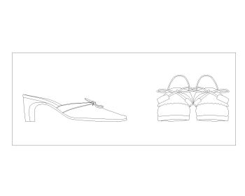 Shoes Symbols for AutoCAD .dwg_4