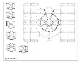 Shopping Mall Design KSA Project Roof Beam Plan .dwg