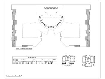 Shopping Mall Design KSA Project Roof Plan .dwg