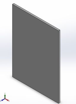 Side Panel Solidworks model