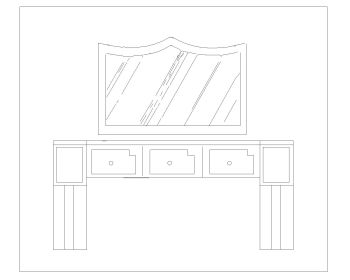 Singar Table with Mirrors for Bedroom .dwg_14