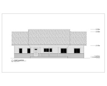 Single Family Residence Design Elevation .dwg_3