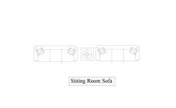 Sitting Room Sofa dwg.